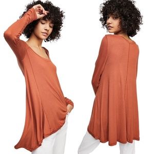 Free People Flowy January Top In Sienna Size XS